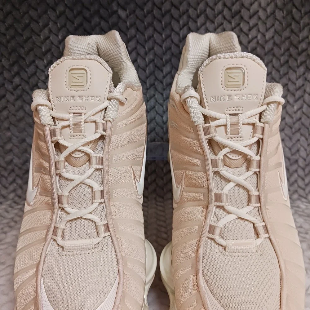 Nike Shox TL Pearl White Particle Pink Women's Running Sneakers Shoes Size 10